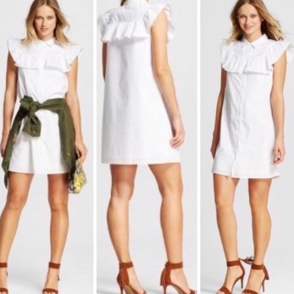 Who What Wear Dresses & Skirts - Who What Wear White Shirt Dress